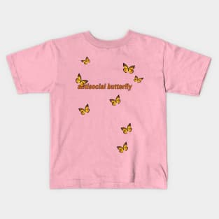Anti-social Butterfly Kids T-Shirt